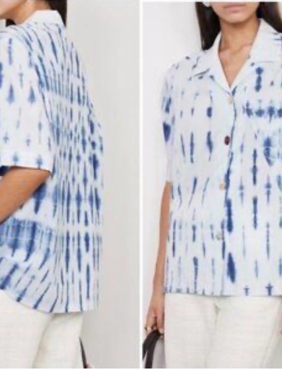 Nanushka Tops - Nanushka Taio Top in Blue - Size L